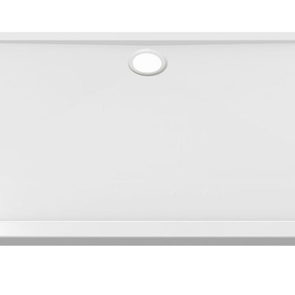 Wiesbaden douchebak rechthoek acryl 160 x 90 x 4 cm glans wit - detailfoto | Schwertz & Co