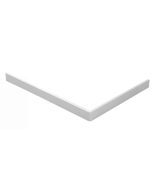 Wiesbaden voorzetpaneel met potenset douchebak 140 x 90 cm glans wit | Schwertz & Co