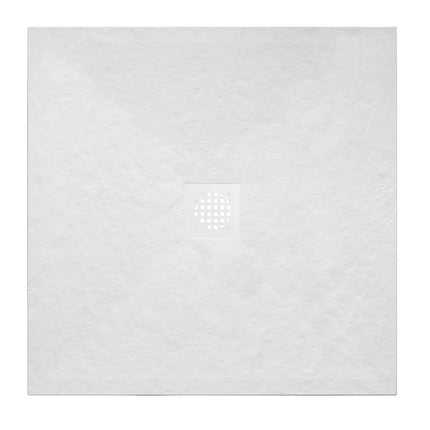 Wiesbaden Stonea douchebak 90 x 90 cm composiet mat wit | Schwertz & Co