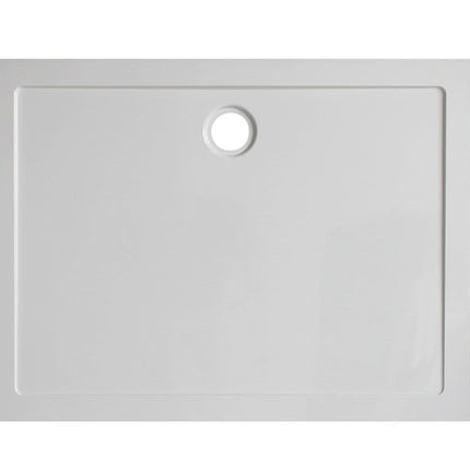 Xellanz luxe douchebak SMC 120 x 90 cm glans wit - sfeerfoto | Schwertz & Co