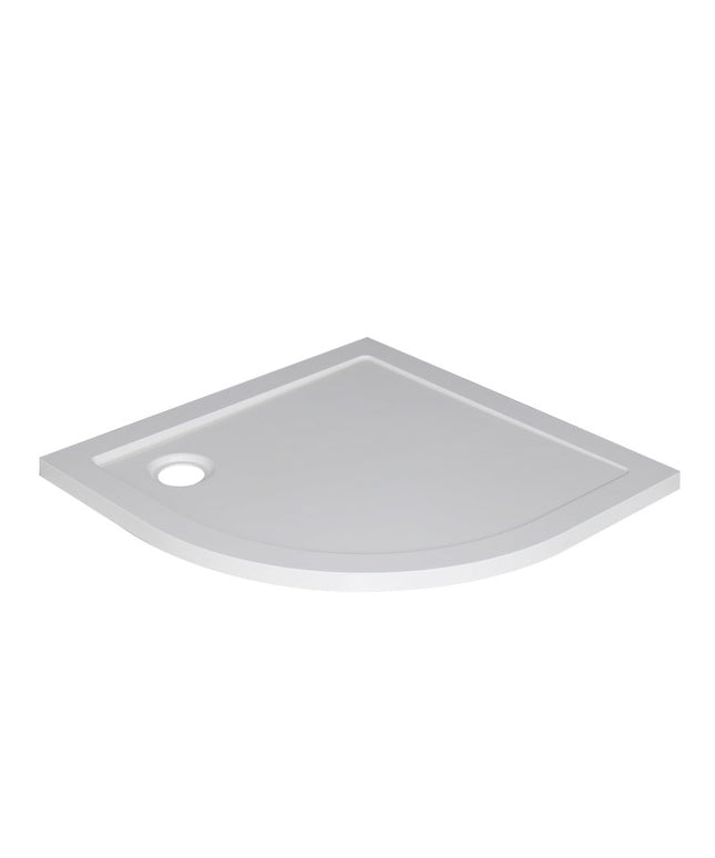 Xellanz receveur de douche SMC quart de rond 90 x 90 cm blanc | Schwertz & Co