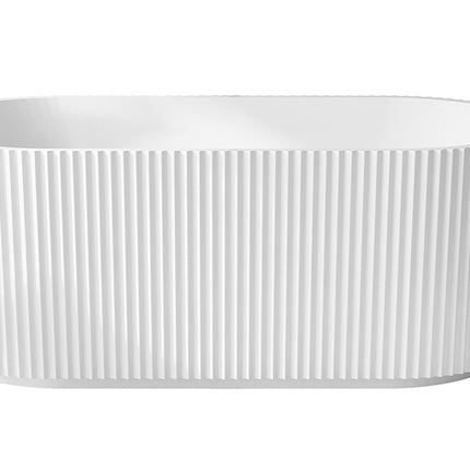 Wiesbaden Rivi vrijstaand ligbad 180 x 80 cm mat wit | Schwertz & Co