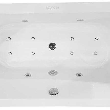 Wiesbaden Libero vrijstaand whirlpool ligbad 170 x 80 cm glans wit - sfeerfoto | Schwertz & Co