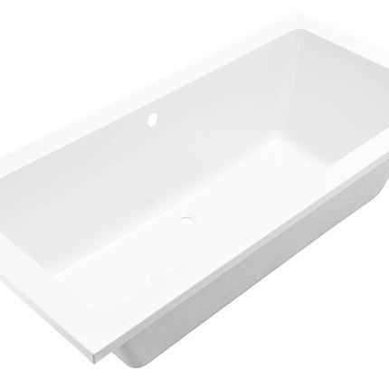 Xellanz Santino SQ inbouw duo ligbad 180 x 80 cm glans wit | Schwertz & Co
