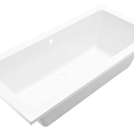 Xellanz Santino SQ inbouw duo ligbad 190 x 90 cm glans wit | Schwertz & Co