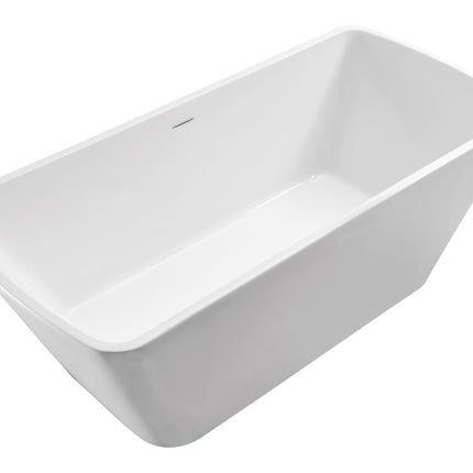 Wiesbaden Larx vrijstaand ligbad 170 x 78 cm glans wit | Schwertz & Co