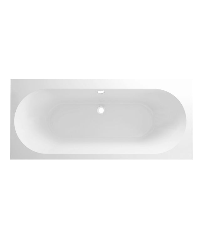 Xellanz Portus RD inbouw duo ligbad 180 x 80 x 49 cm mat wit - detailfoto | Schwertz & Co