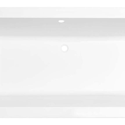 Xellanz Santino SQ inbouw duo ligbad 180 x 80 x 49 cm mat wit - detailfoto | Schwertz & Co