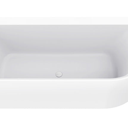 Wiesbaden Zenn hoekbad links 180 x 80 cm mat wit | Schwertz & Co