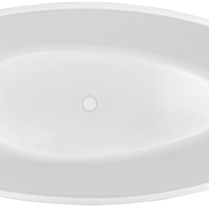 Wiesbaden Ellips vrijstaand ligbad 180 x 90 x 60 cm glans wit - detailfoto | Schwertz & Co