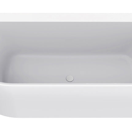 Wiesbaden Zenn hoekbad rechts 180 x 80 cm glans wit | Schwertz & Co