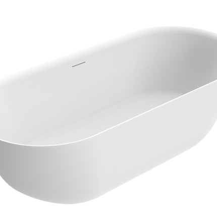 Wiesbaden Trens vrijstaand ligbad 180 x 80 cm glans wit | Schwertz & Co