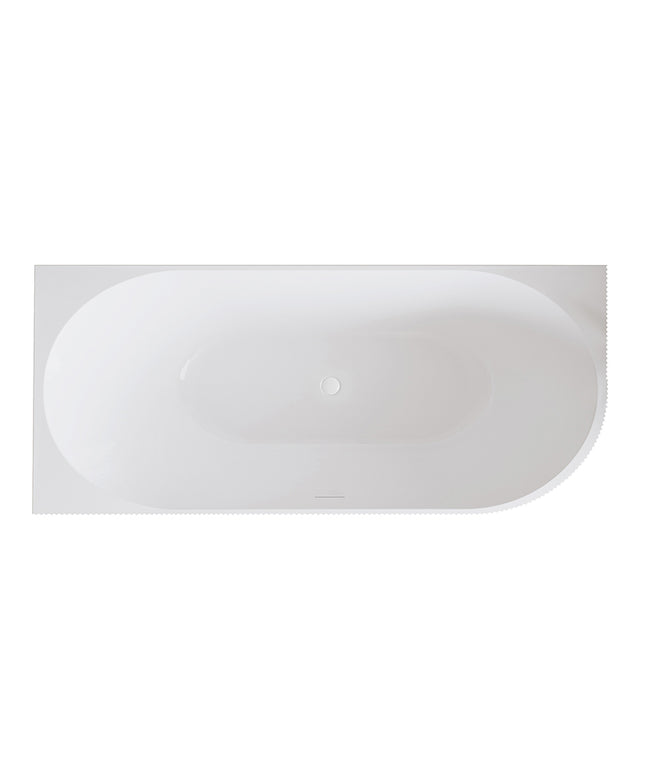 Wiesbaden Rivi hoekbad links 180 x 80 cm glans wit - sfeerfoto | Schwertz & Co