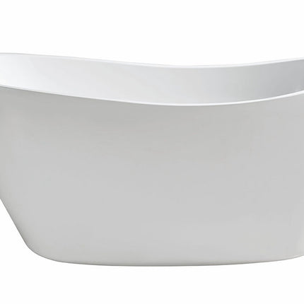 Wiesbaden Trapeze vrijstaand ligbad 150 x 72 cm glans wit - detailfoto | Schwertz & Co