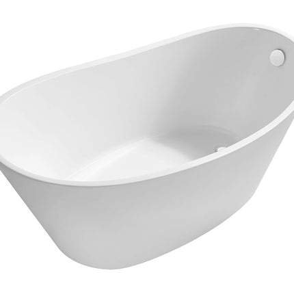 Wiesbaden Trapeze vrijstaand ligbad 150 x 72 cm glans wit | Schwertz & Co