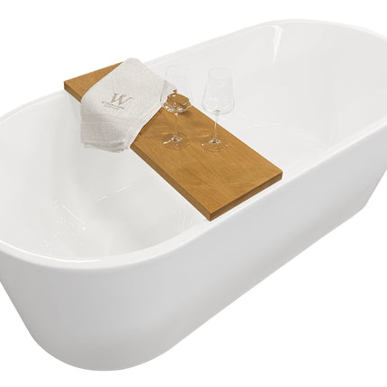 Wiesbaden OAK badplanchet strak 80 x 20 cm - sfeerfoto | Schwertz & Co