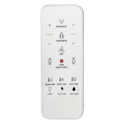 Creavit WQ Smart Toilet – douche-wc met afstandsbediening – wit – inclusief wc-zitting