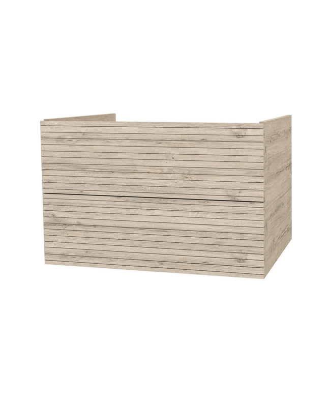 ALONI ELITE wastafelonderkast – 80 cm – Licht hout eiken – Softclose