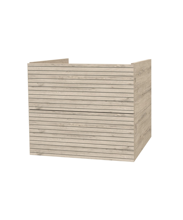 ALONI ELITE wastafelonderkast – 60 cm – Licht hout eiken – Softclose