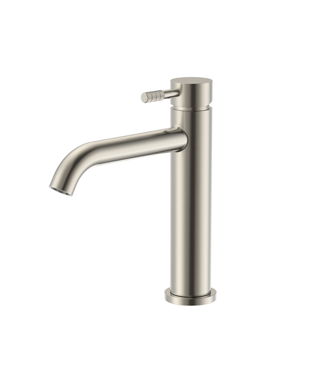 ALONI Stria wastafelkraan – geborsteld RVS (PVD)