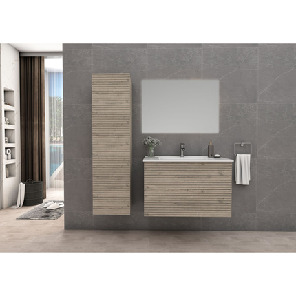 ALONI ELITE wastafelonderkast – 60 cm – Licht hout eiken – Softclose