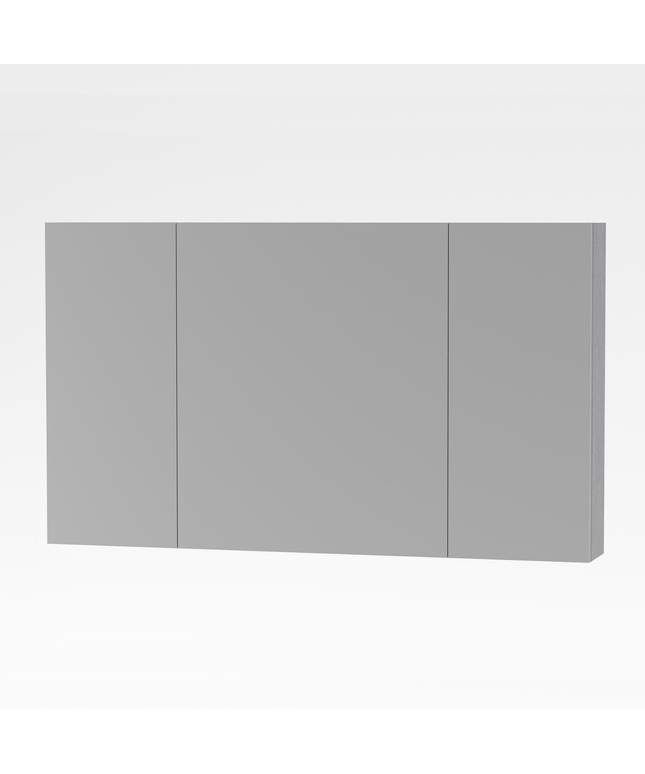 ALONI SALLY spiegelkast – 3 deuren – 120x70 cm – Aluminium