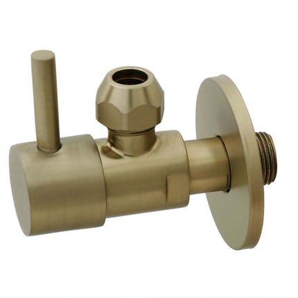 Xellanz Minimal hoekstopkraan 3/8 inch geborsteld messing PVD - detailfoto | Schwertz & Co