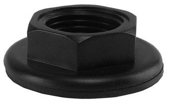 Xellanz bevestigingsmoer met pakkingsring 1/2 inch voor toiletkraan zwart | Schwertz & Co