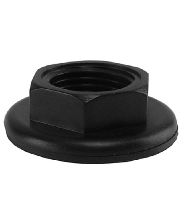 Xellanz bevestigingsmoer met pakkingsring 1/2 inch voor toiletkraan zwart | Schwertz & Co