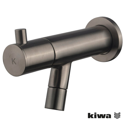 Wiesbaden Amador fonteinkraan met muurbevestiging gunmetal | Schwertz & Co
