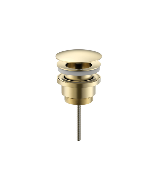 Uniforma drain plug - Always open - Brushed Gold (PVD)