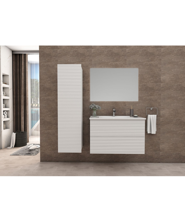 ALONI ELITE wastafelonderkast – 60 cm – Mat wit – Softclose