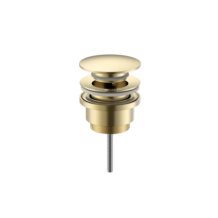 Uniforma drain plug - Click Waste - Brushed Gold (PVD)