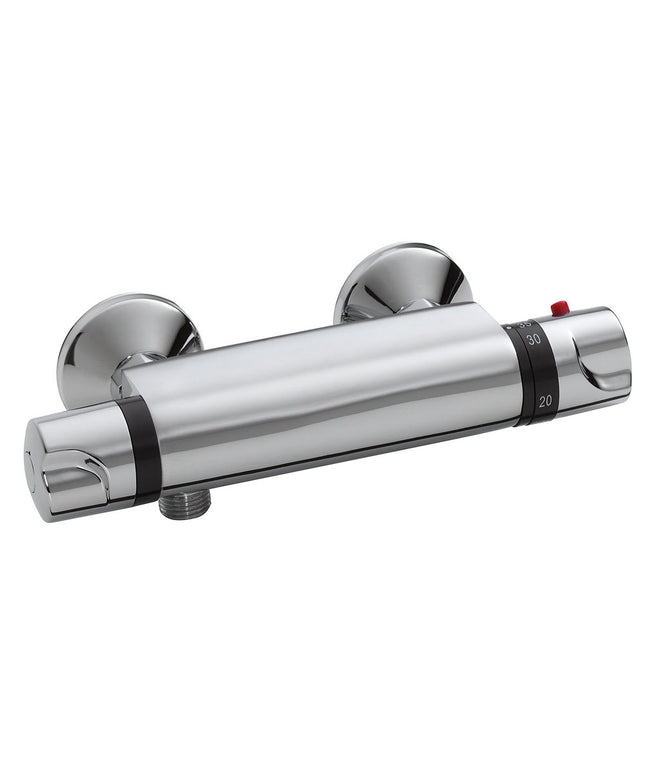 Xellanz universele thermostatische douchemengkraan 12 cm chroom | Schwertz & Co