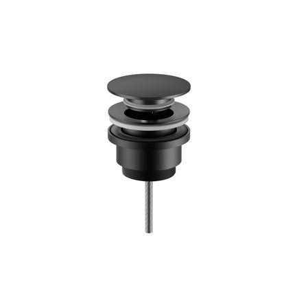 Aloni Uniforma drain plug - Click Waste - Mat Black (PVD)