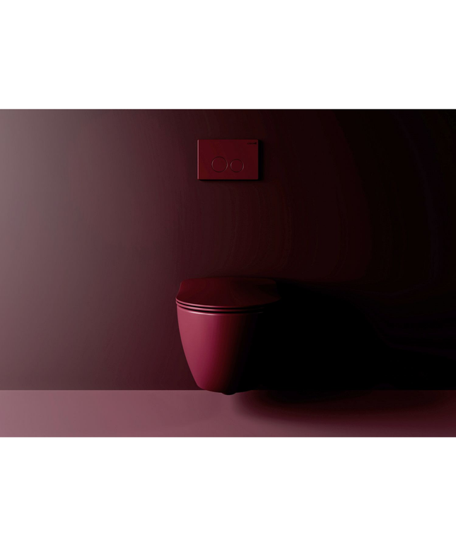 Creavit Rimoff hangtoilet / ophang WC – berry – rimless wandmodel