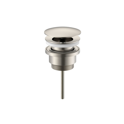 Aloni Uniforma drain plug - Always open - brushed stainless steel