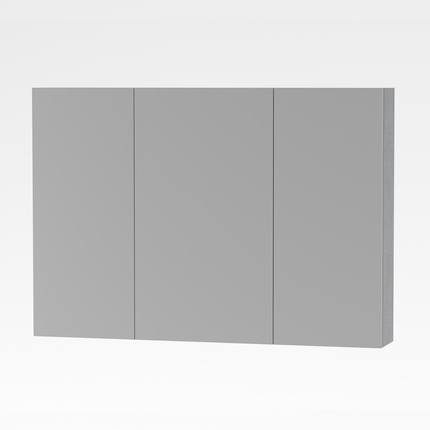 ALONI SALLY spiegelkast – 3 deuren – 100x70 cm – Aluminium