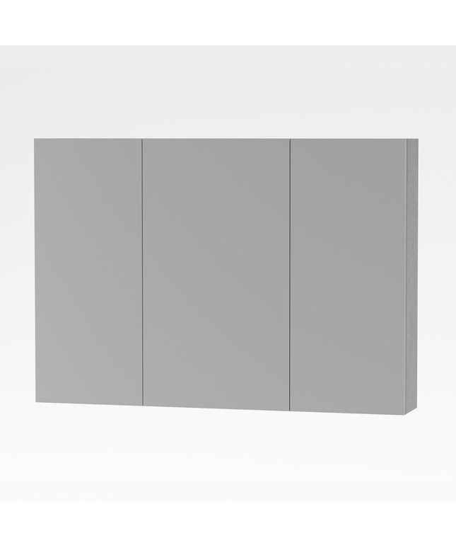 ALONI SALLY spiegelkast – 3 deuren – 100x70 cm – Aluminium