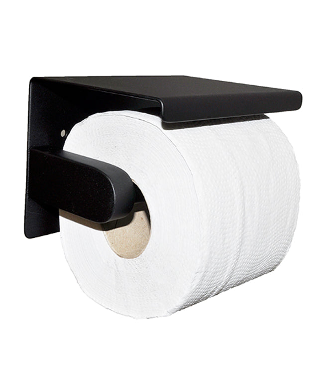 Wiesbaden Brush dérouleur papier WC noir mat | Schwertz & Co