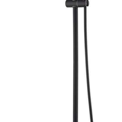 Xellanz Tivaro thermostatische regendoucheset opbouw mat zwart | Schwertz & Co