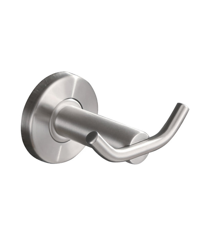 Crochet porte-serviettes grand double inox Wiesbaden 304 | Schwertz & Co