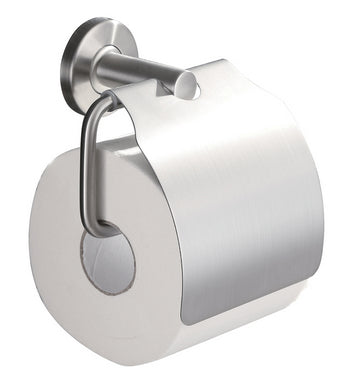 Wiesbaden 304 toiletrolhouder met klep RVS | Schwertz & Co