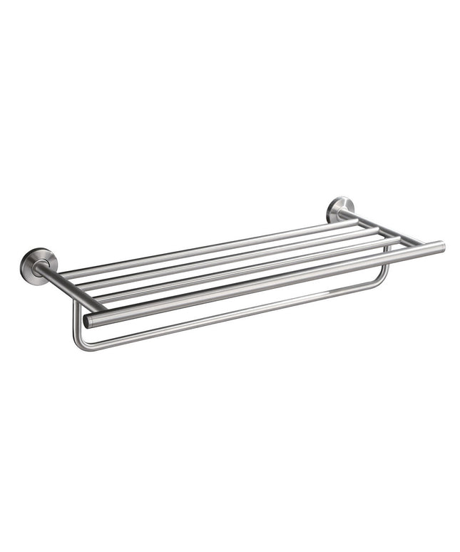 Wiesbaden 304 porte-serviettes avec tablette 60 cm inox | Schwertz & Co