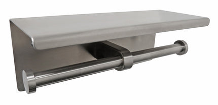 Wiesbaden Brush dubbele toiletrolhouder RVS - detailfoto | Schwertz & Co