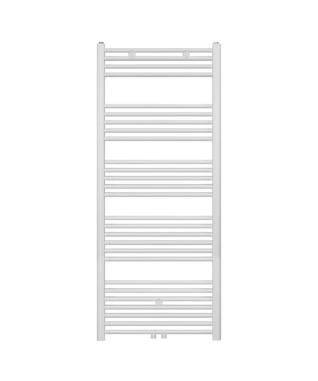 BELRAD Badkamer Radiator 1600x600mm Mat Wit Geborsteld – Middenaansluiting – 828W