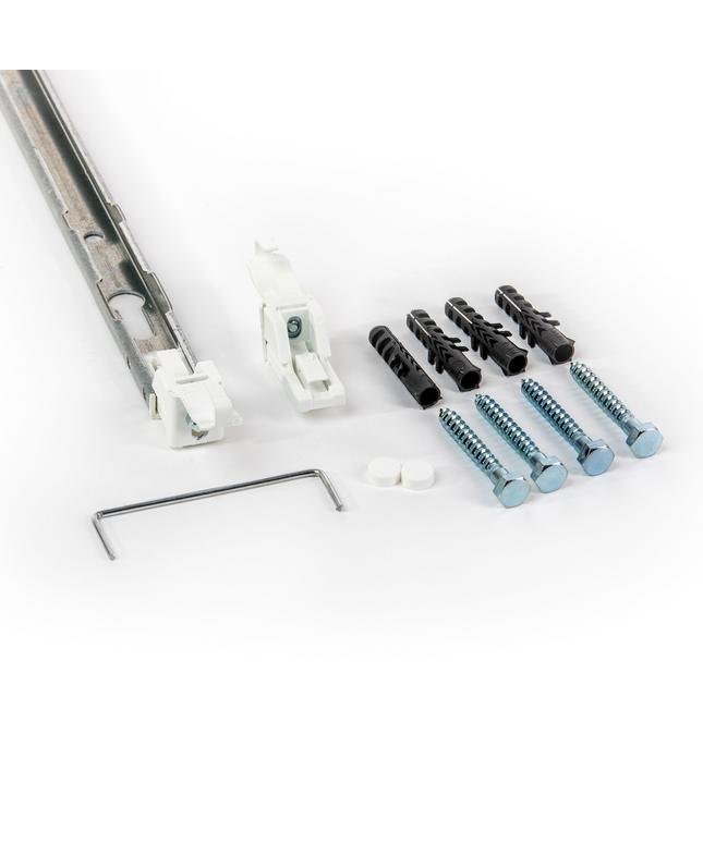 Radiador de baño de Belrad 1800x500mm - Chrome - Conexión central - 575W