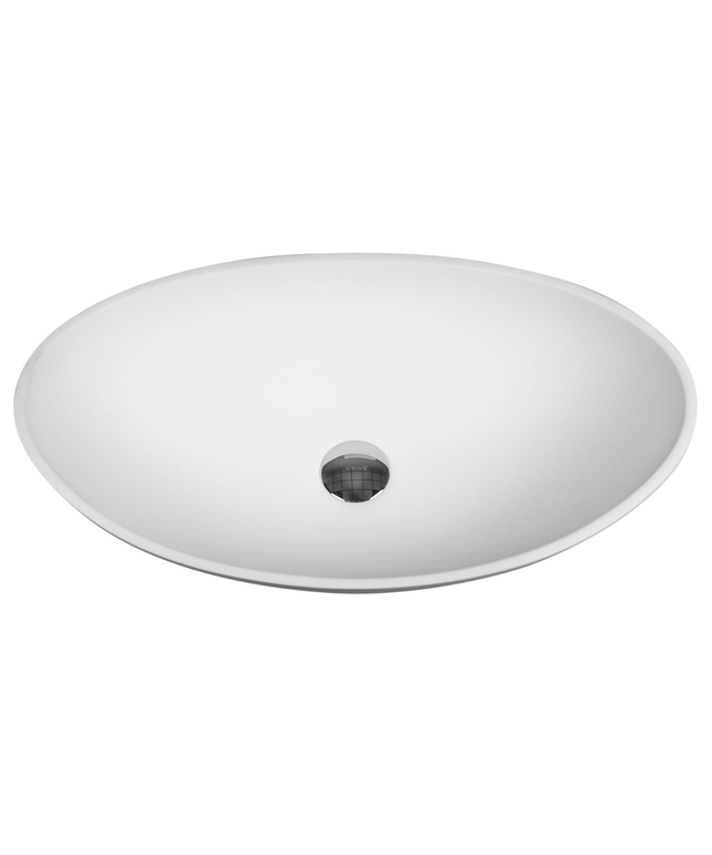 ALONI Atlas Solid Surface Opbouw Waskom – Wit