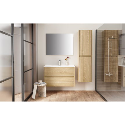 ALONI HAYAT wastafelonderkast – 79,5x50x45 cm – Eik – Greeploos & softclose