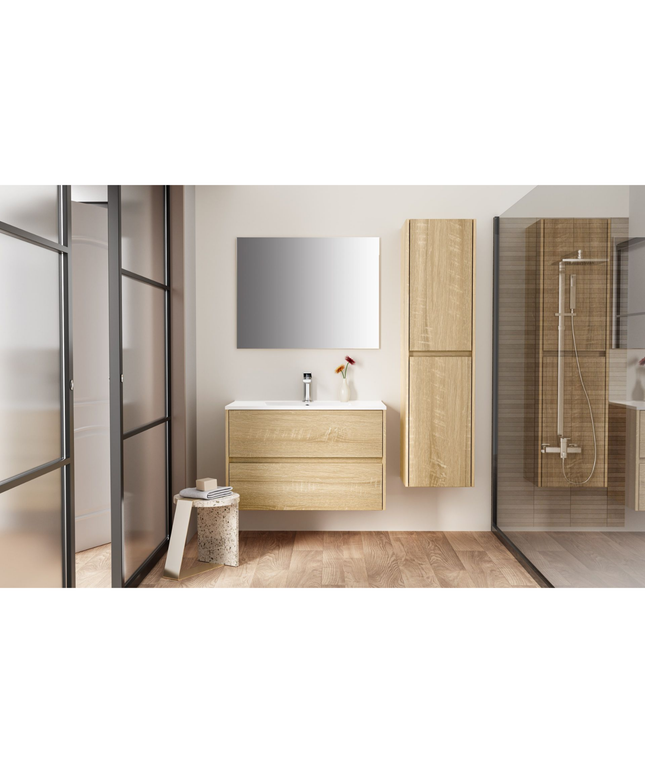 ALONI HAYAT wastafelonderkast – 79,5x50x45 cm – Eik – Greeploos & softclose